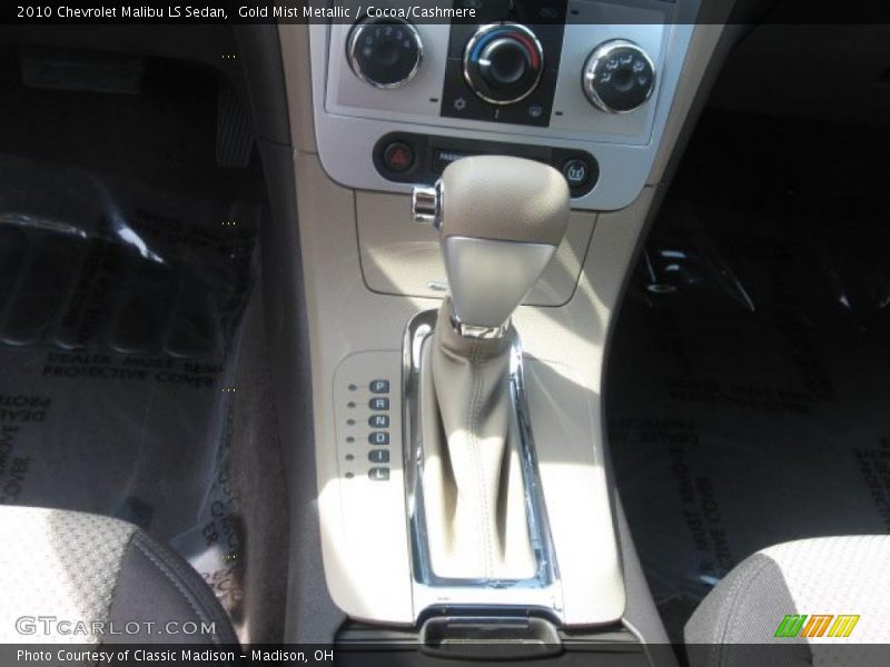 Gold Mist Metallic / Cocoa/Cashmere 2010 Chevrolet Malibu LS Sedan