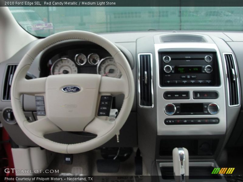 Red Candy Metallic / Medium Light Stone 2010 Ford Edge SEL