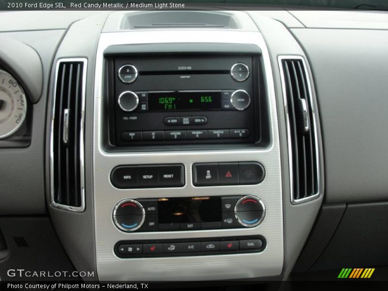 Red Candy Metallic / Medium Light Stone 2010 Ford Edge SEL