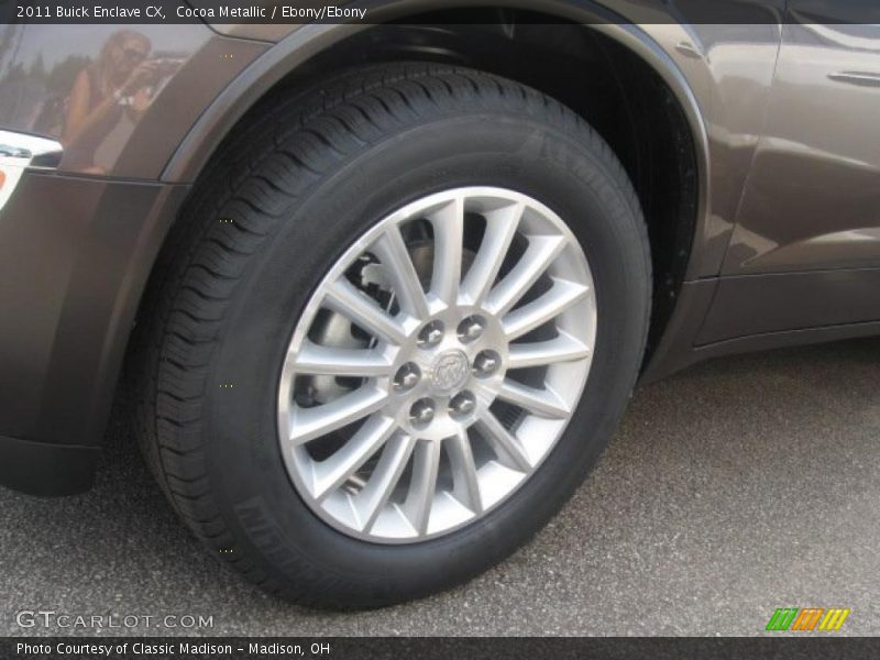 Cocoa Metallic / Ebony/Ebony 2011 Buick Enclave CX
