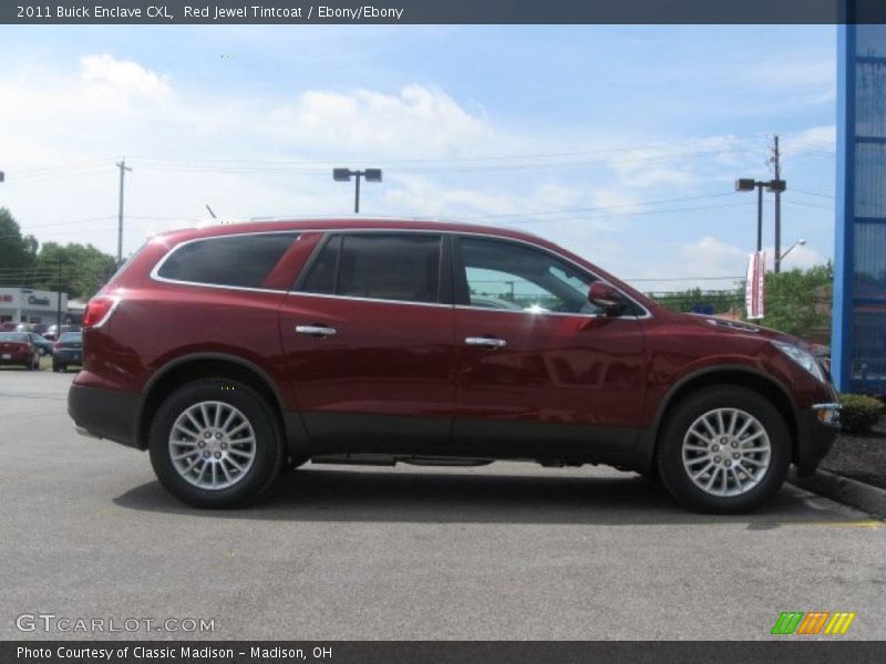 Red Jewel Tintcoat / Ebony/Ebony 2011 Buick Enclave CXL