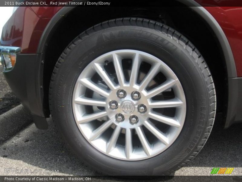 Red Jewel Tintcoat / Ebony/Ebony 2011 Buick Enclave CXL