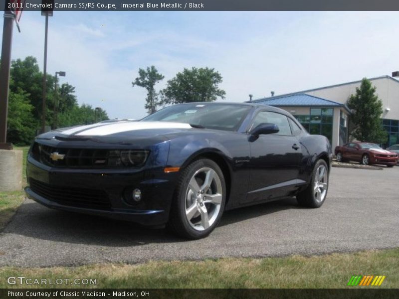 Imperial Blue Metallic / Black 2011 Chevrolet Camaro SS/RS Coupe