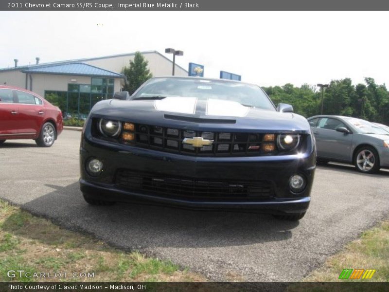 Imperial Blue Metallic / Black 2011 Chevrolet Camaro SS/RS Coupe