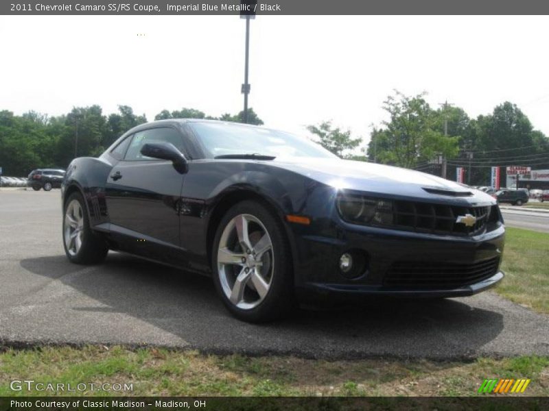 Imperial Blue Metallic / Black 2011 Chevrolet Camaro SS/RS Coupe