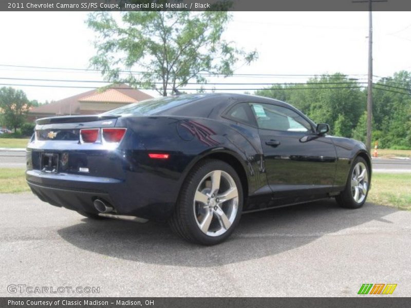 Imperial Blue Metallic / Black 2011 Chevrolet Camaro SS/RS Coupe