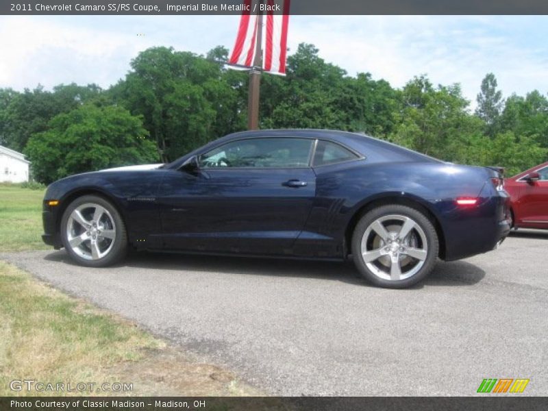 Imperial Blue Metallic / Black 2011 Chevrolet Camaro SS/RS Coupe