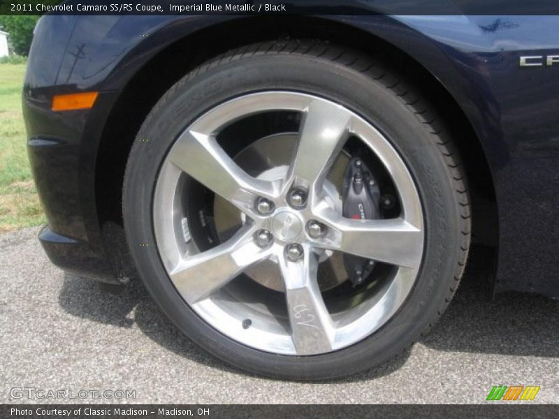 Imperial Blue Metallic / Black 2011 Chevrolet Camaro SS/RS Coupe