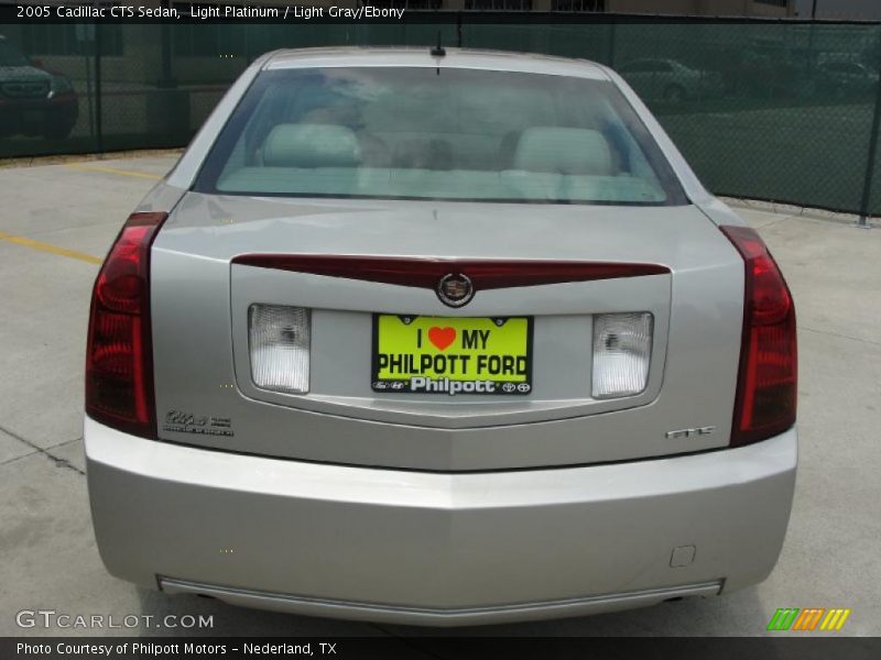 Light Platinum / Light Gray/Ebony 2005 Cadillac CTS Sedan