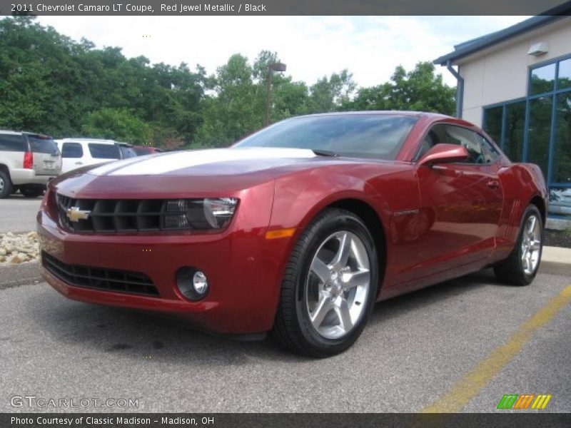 Red Jewel Metallic / Black 2011 Chevrolet Camaro LT Coupe