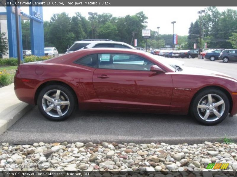 Red Jewel Metallic / Black 2011 Chevrolet Camaro LT Coupe