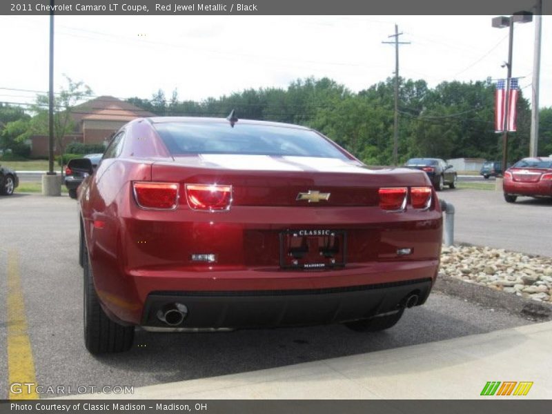 Red Jewel Metallic / Black 2011 Chevrolet Camaro LT Coupe