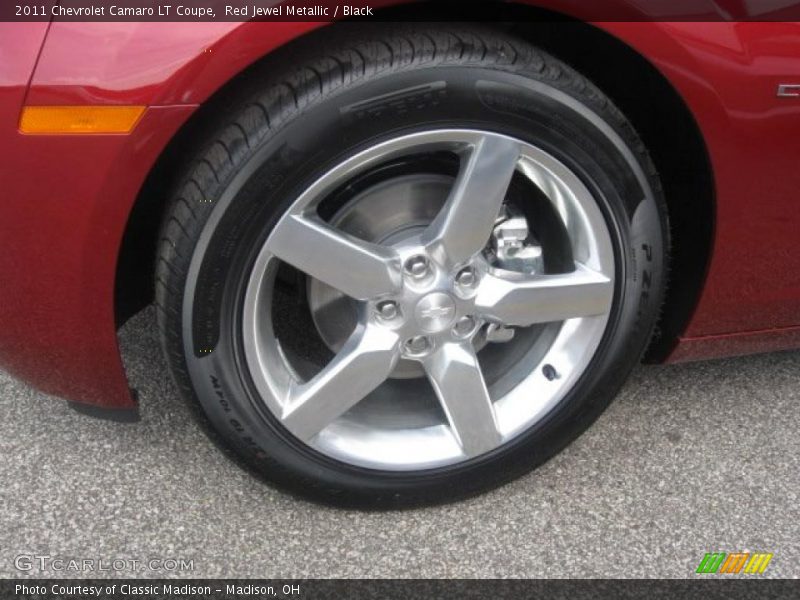 Red Jewel Metallic / Black 2011 Chevrolet Camaro LT Coupe