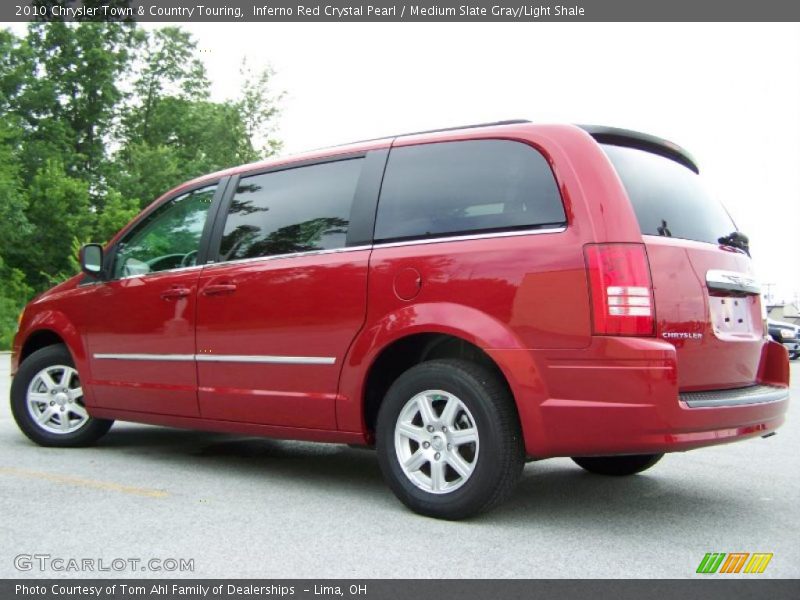 Inferno Red Crystal Pearl / Medium Slate Gray/Light Shale 2010 Chrysler Town & Country Touring