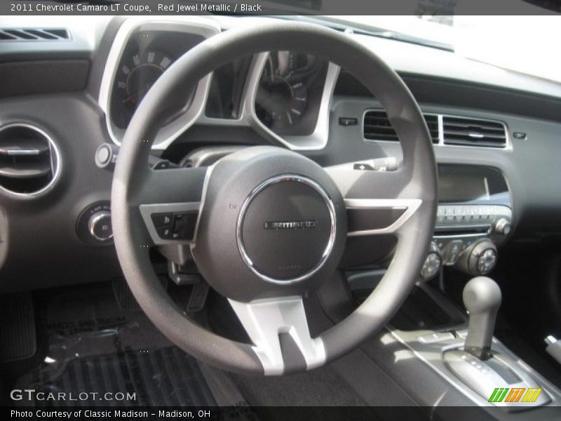Red Jewel Metallic / Black 2011 Chevrolet Camaro LT Coupe