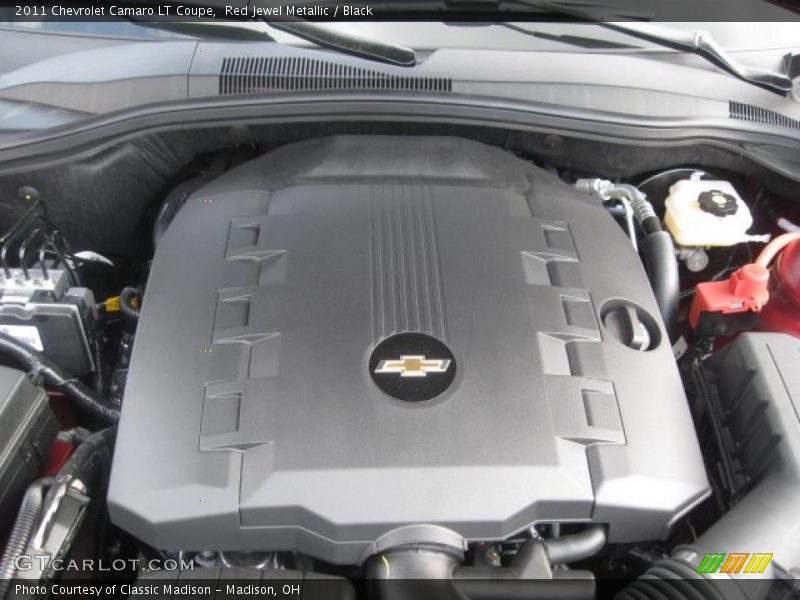 Red Jewel Metallic / Black 2011 Chevrolet Camaro LT Coupe