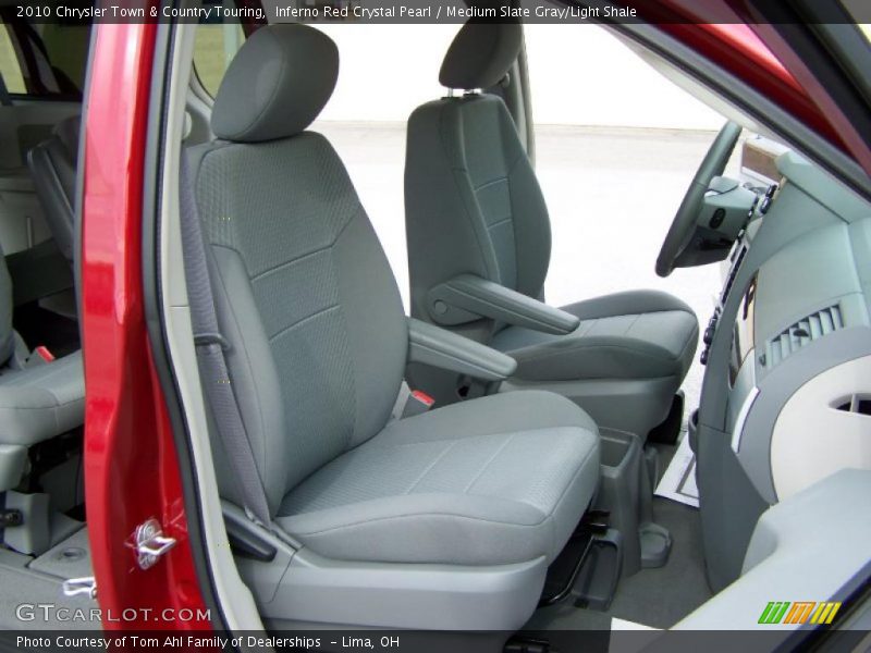 Inferno Red Crystal Pearl / Medium Slate Gray/Light Shale 2010 Chrysler Town & Country Touring