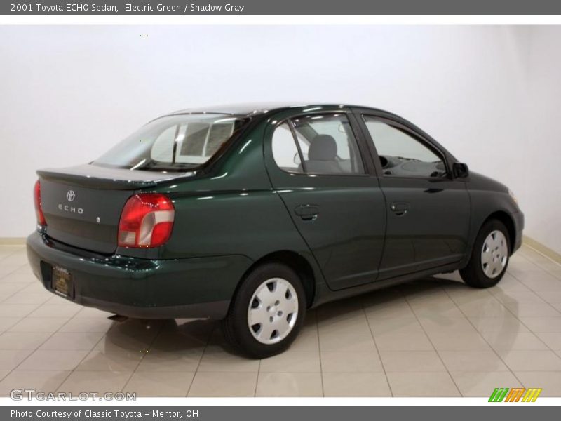 Electric Green / Shadow Gray 2001 Toyota ECHO Sedan