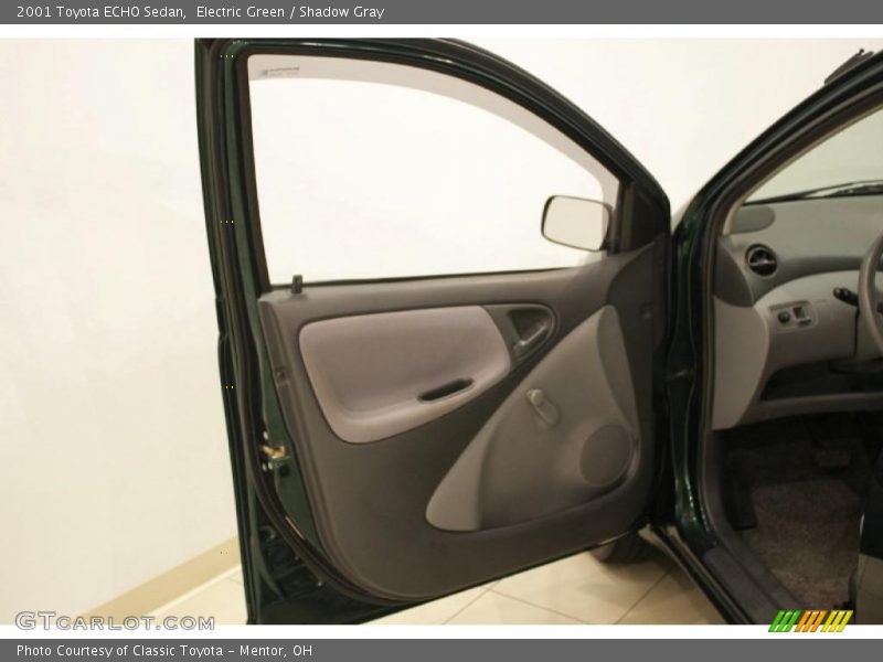 Electric Green / Shadow Gray 2001 Toyota ECHO Sedan