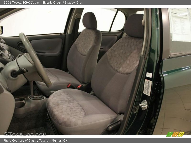 Electric Green / Shadow Gray 2001 Toyota ECHO Sedan