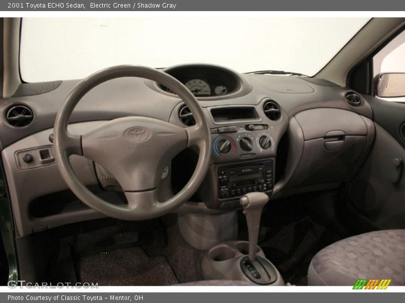 Electric Green / Shadow Gray 2001 Toyota ECHO Sedan