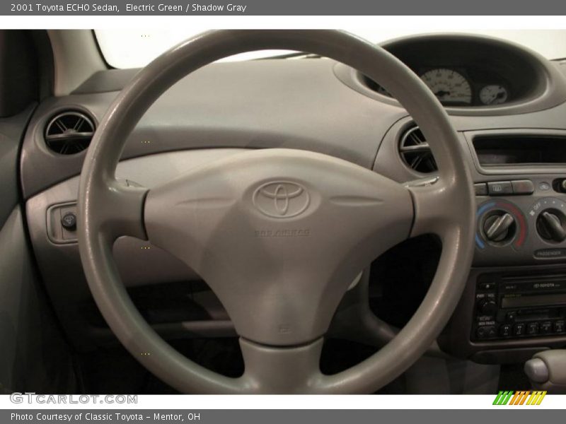 Electric Green / Shadow Gray 2001 Toyota ECHO Sedan