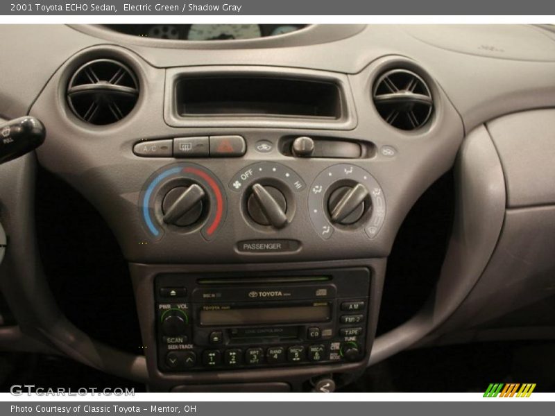 Electric Green / Shadow Gray 2001 Toyota ECHO Sedan