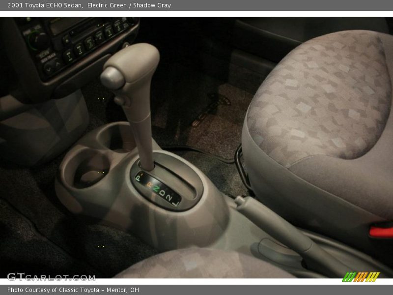 Electric Green / Shadow Gray 2001 Toyota ECHO Sedan