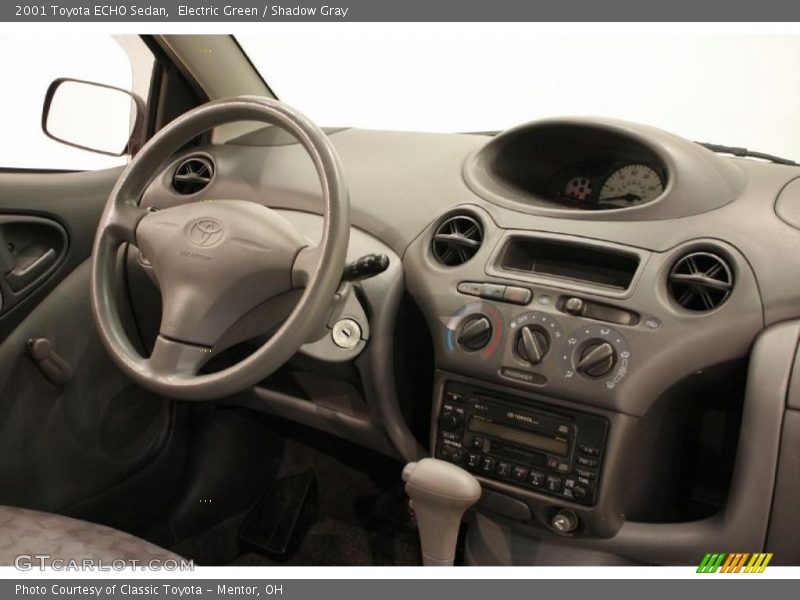 Electric Green / Shadow Gray 2001 Toyota ECHO Sedan
