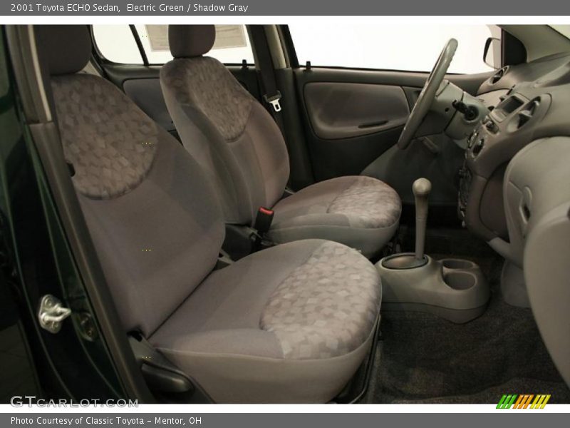 Electric Green / Shadow Gray 2001 Toyota ECHO Sedan