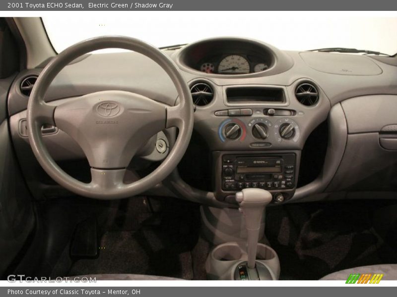 Electric Green / Shadow Gray 2001 Toyota ECHO Sedan