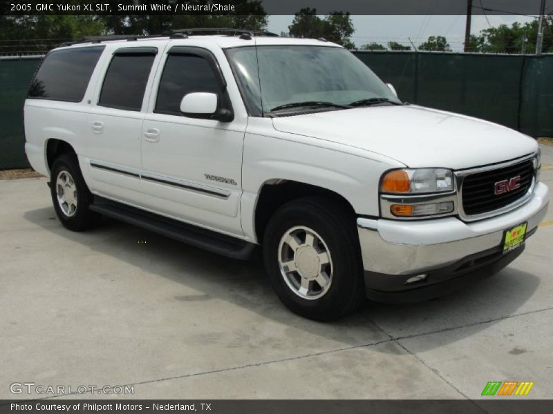 Summit White / Neutral/Shale 2005 GMC Yukon XL SLT