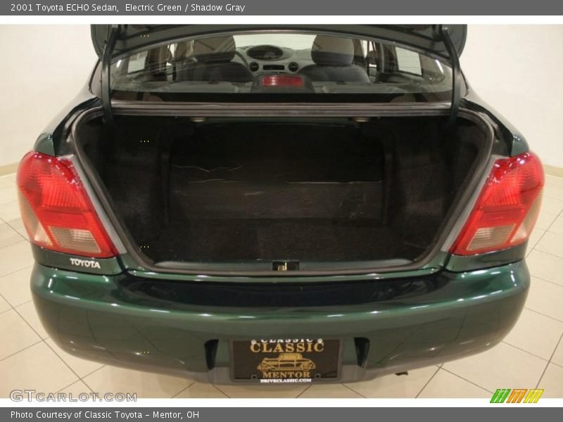 Electric Green / Shadow Gray 2001 Toyota ECHO Sedan