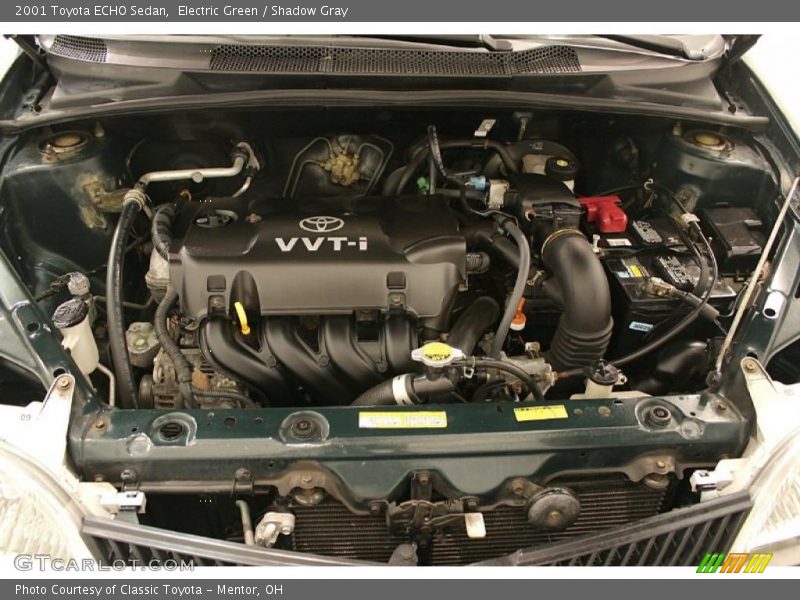 Electric Green / Shadow Gray 2001 Toyota ECHO Sedan