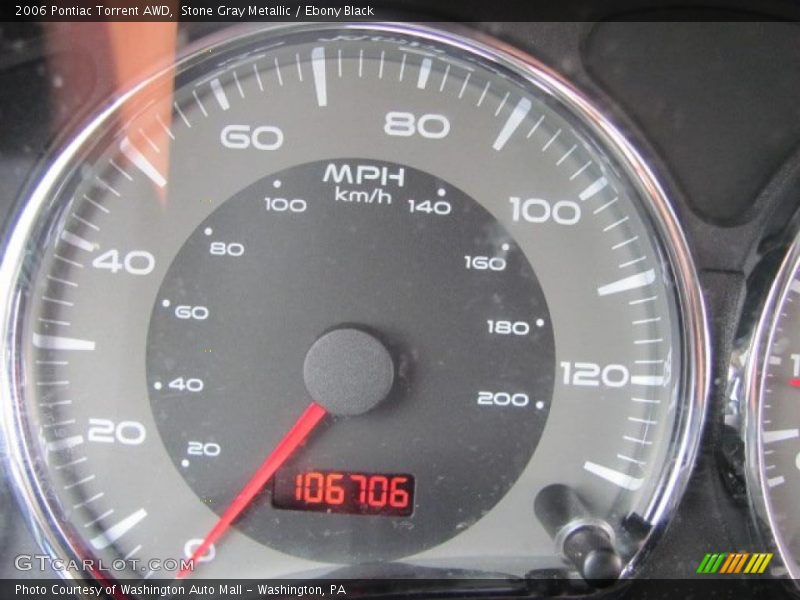 Stone Gray Metallic / Ebony Black 2006 Pontiac Torrent AWD