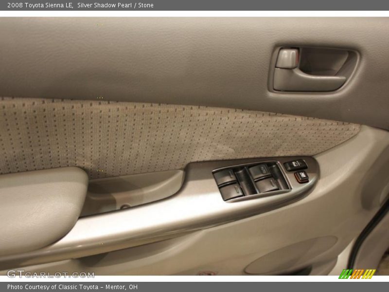 Silver Shadow Pearl / Stone 2008 Toyota Sienna LE