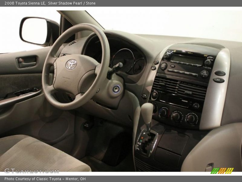 Silver Shadow Pearl / Stone 2008 Toyota Sienna LE