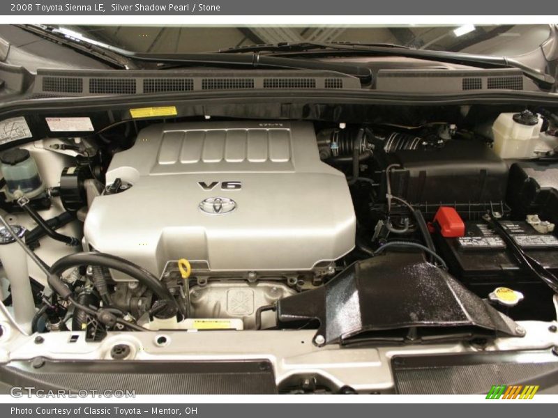 Silver Shadow Pearl / Stone 2008 Toyota Sienna LE