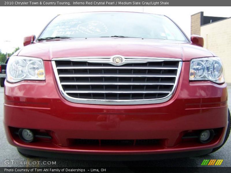 Inferno Red Crystal Pearl / Medium Slate Gray/Light Shale 2010 Chrysler Town & Country Touring