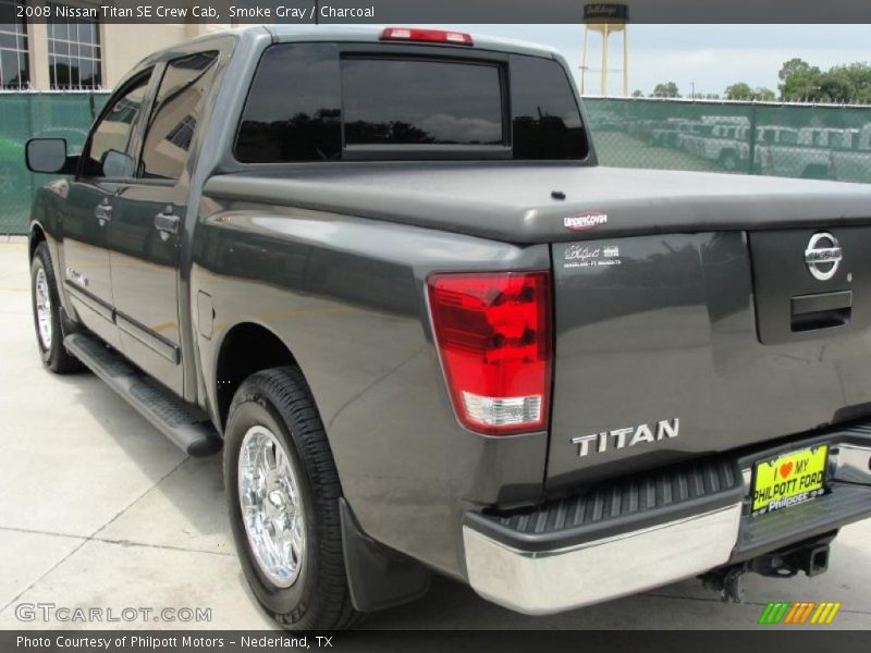 Smoke Gray / Charcoal 2008 Nissan Titan SE Crew Cab