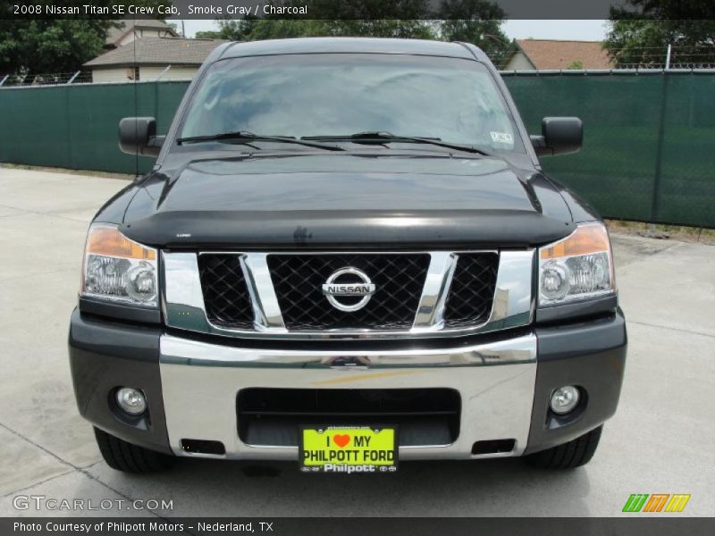 Smoke Gray / Charcoal 2008 Nissan Titan SE Crew Cab