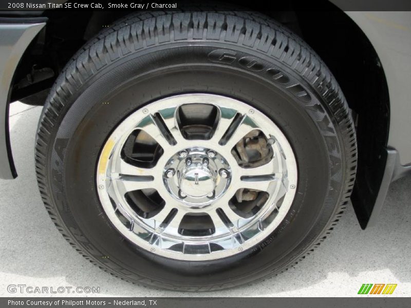 Smoke Gray / Charcoal 2008 Nissan Titan SE Crew Cab