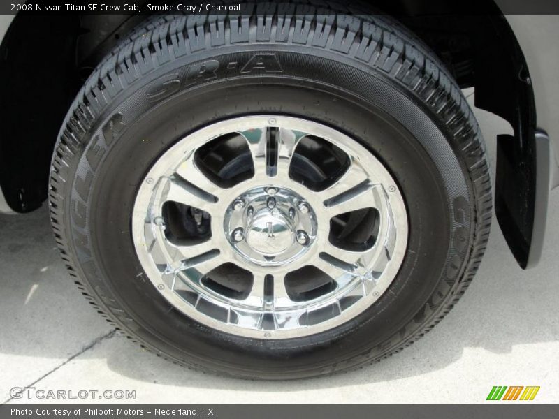 Smoke Gray / Charcoal 2008 Nissan Titan SE Crew Cab