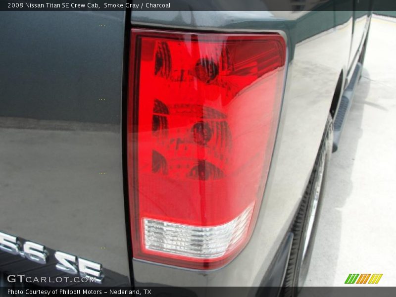 Smoke Gray / Charcoal 2008 Nissan Titan SE Crew Cab