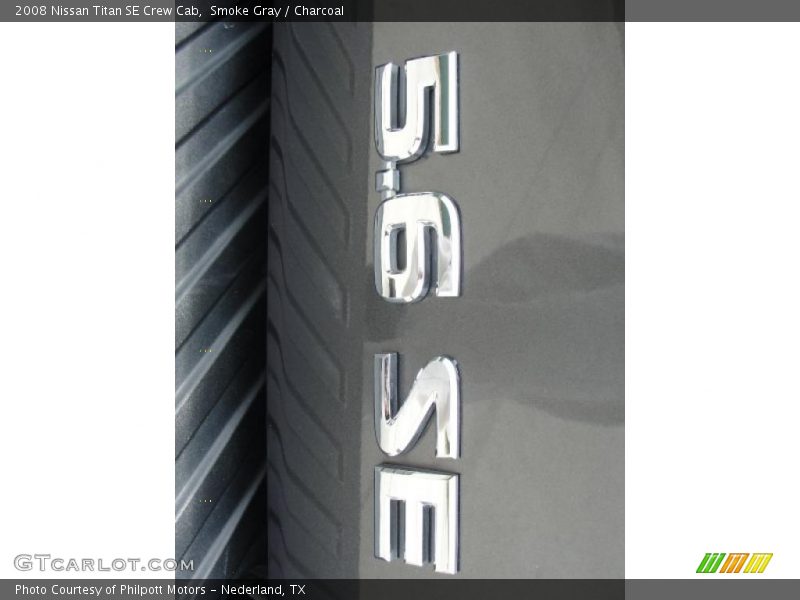 Smoke Gray / Charcoal 2008 Nissan Titan SE Crew Cab