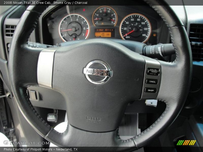 Smoke Gray / Charcoal 2008 Nissan Titan SE Crew Cab