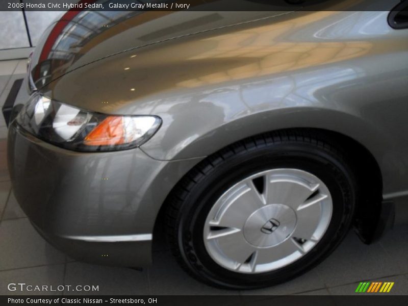 Galaxy Gray Metallic / Ivory 2008 Honda Civic Hybrid Sedan