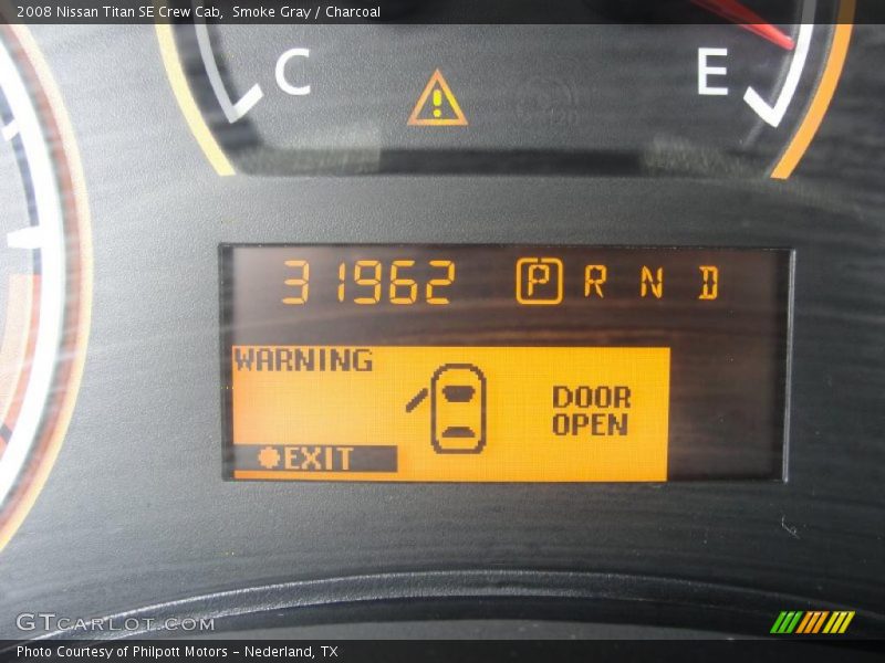 Smoke Gray / Charcoal 2008 Nissan Titan SE Crew Cab