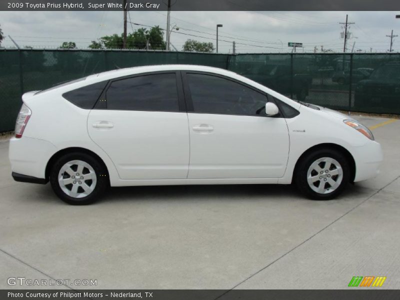 Super White / Dark Gray 2009 Toyota Prius Hybrid
