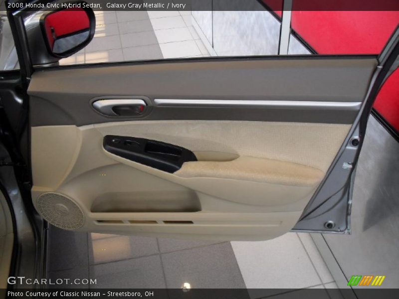 Galaxy Gray Metallic / Ivory 2008 Honda Civic Hybrid Sedan